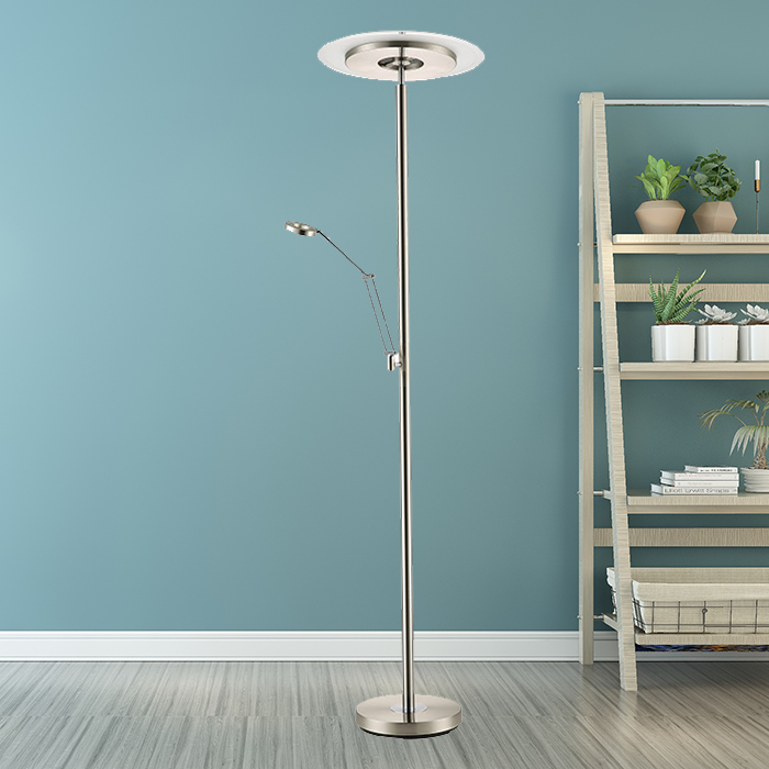 Quelles sont les suggestions de décoration pour la lampadaire de la mère et du fils?