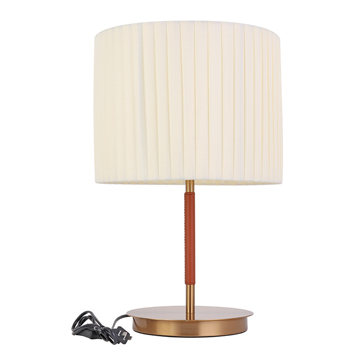 Lampes de table avec revêtement en tissu