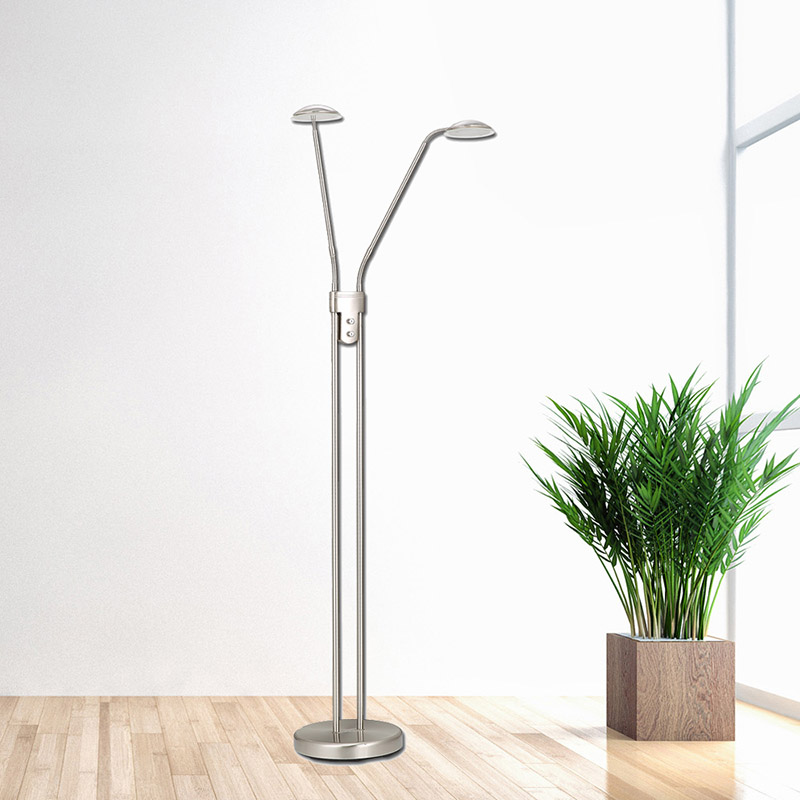 Lampadaire Anneau Double Tête