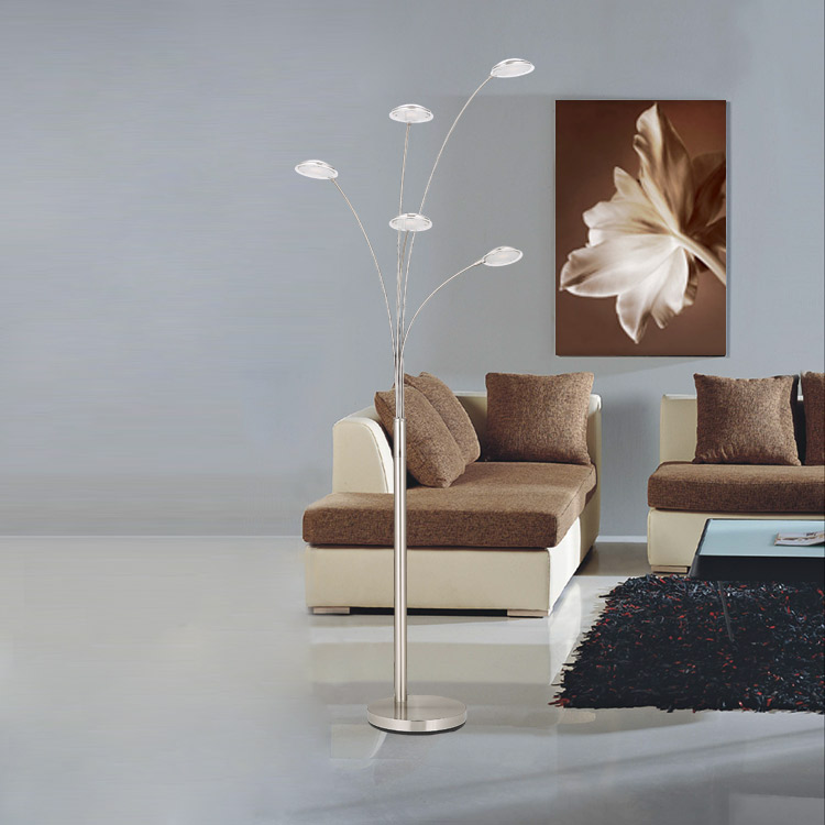 Lampadaire Moderne Avec Touch Big Stand 5 Têtes