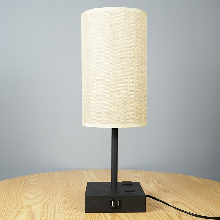 Nouvelle lampe de table en tissu de style chinois