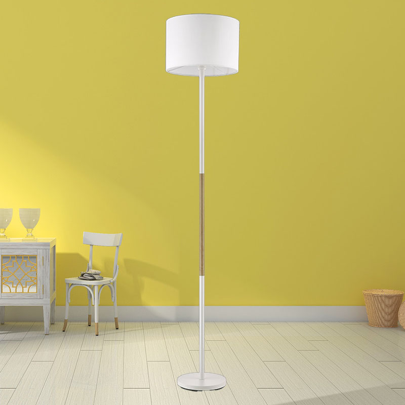 Lampadaire Nordic Simple E27 en tissu