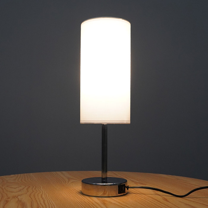 Lampe de table en tissu Simple Touch